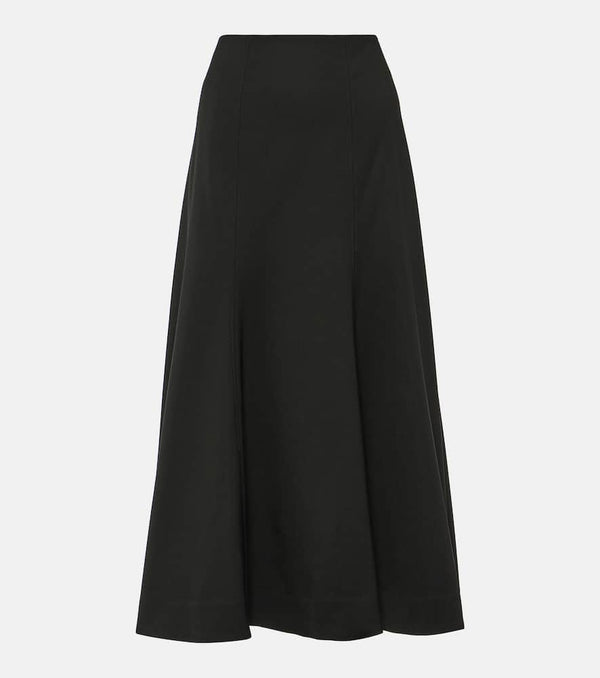 CO Wool-blend midi skirt