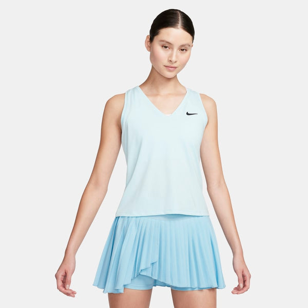 Camiseta de tirantes de tenis para mujer NikeCourt Victory - Azul