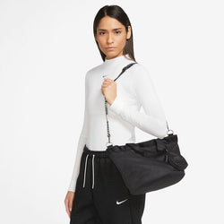 Bolsa para mujer Nike Sportswear Futura Luxe (10 L) - Negro - 50% Poliéster reciclado - 50% materiales sostenibles