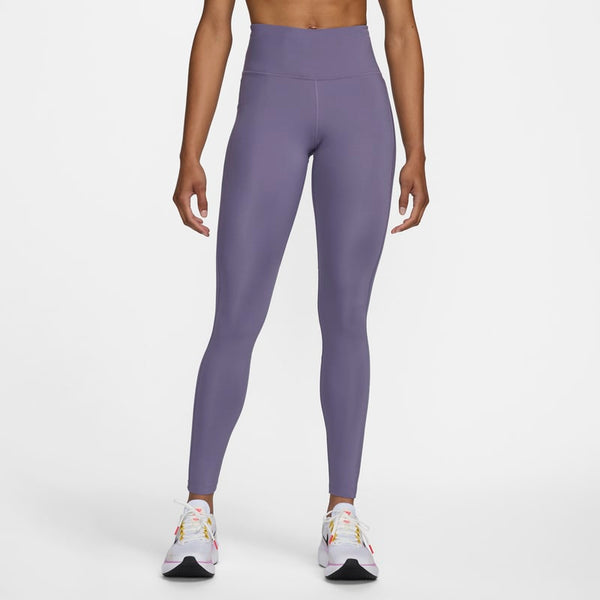 Leggings de correr de tiro medio con bolsillos para mujer Nike Epic Fast - Morado