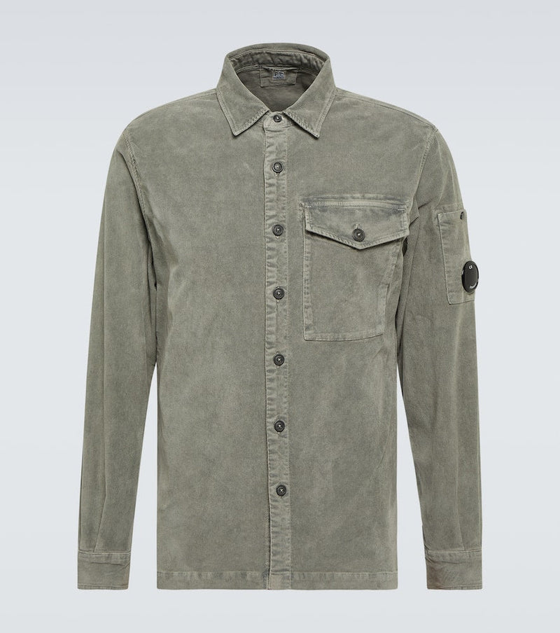 C.P. Company Lens cotton-blend corduroy shirt