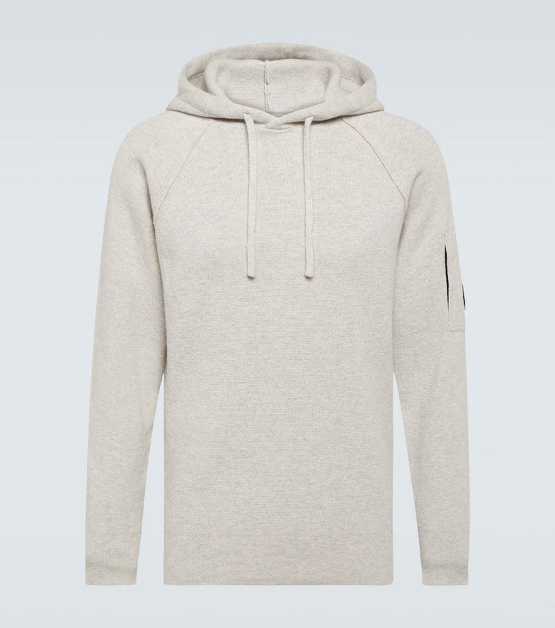 C.P. Company Lens wool-blend hoodie