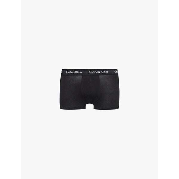 Mens Calvin Klein Branded waistband stretch-cotton boxer briefs