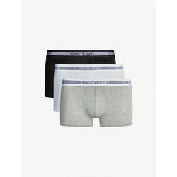 Calvin Klein Classic logo-detail classic-fit pack of three cotton trunks | LYBSTORE