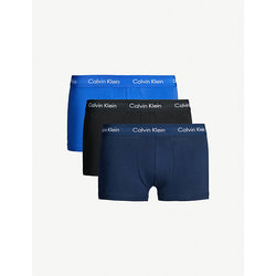 Calvin Klein Cotton Stretch low-rise cotton trunks pack of three | LYBSTORE