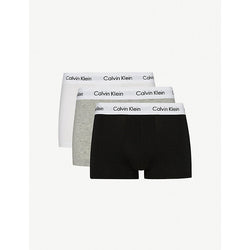 Calvin Klein Cotton Stretch low-rise trunks pack of three