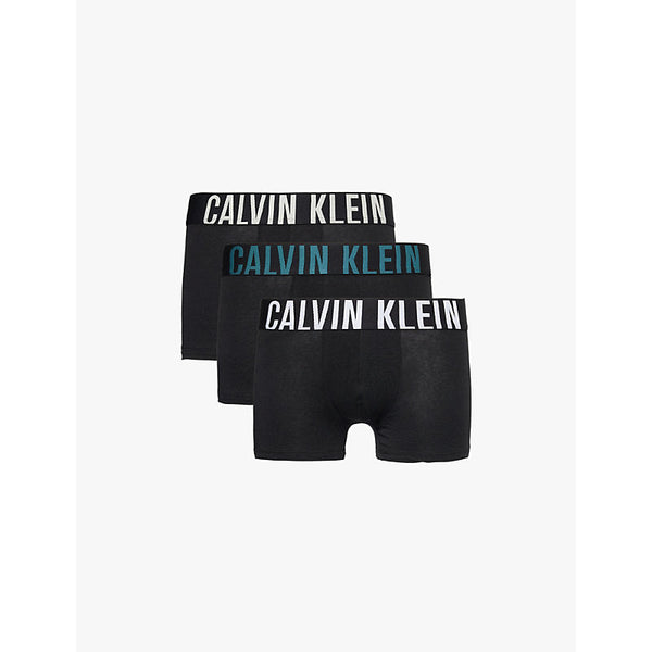 Mens Calvin Klein Intense Power pack-of-three stretch-cotton trunks