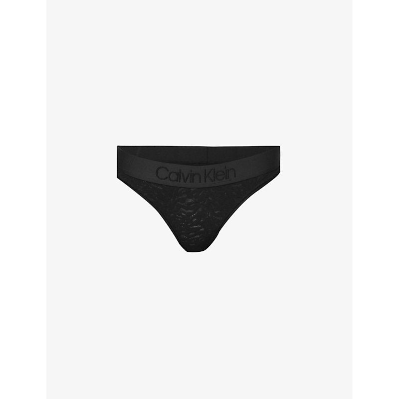 Calvin Klein Intrinsic textured stretch-woven thong | LYBSTORE