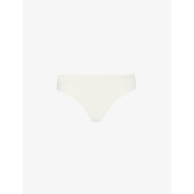 Calvin Klein Invisibles branded-waistband stretch-woven thong | LYBSTORE