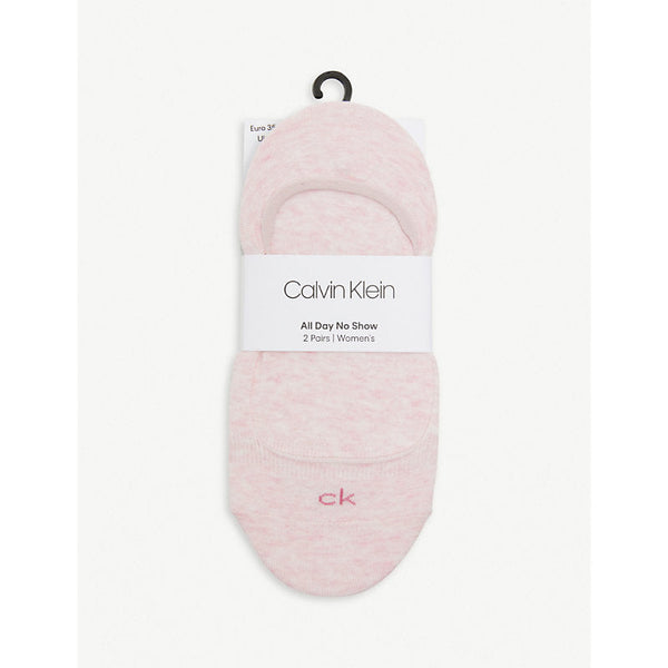 Calvin Klein Logo-embroidered cotton-blend socks pack of two | LYBSTORE