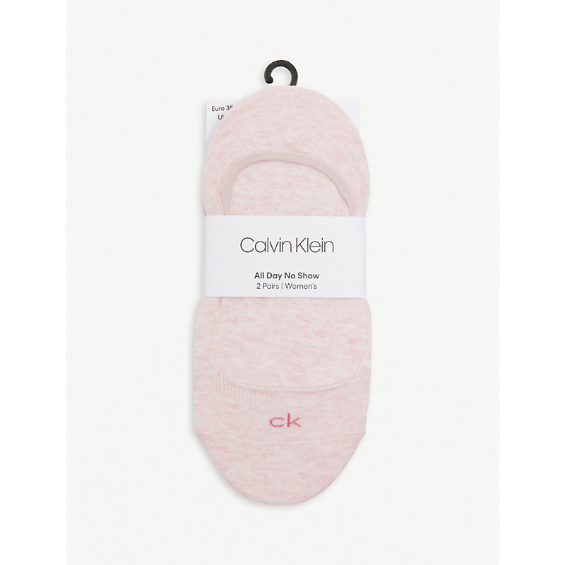 Calvin Klein Logo-embroidered cotton-blend socks pack of two | LYBSTORE