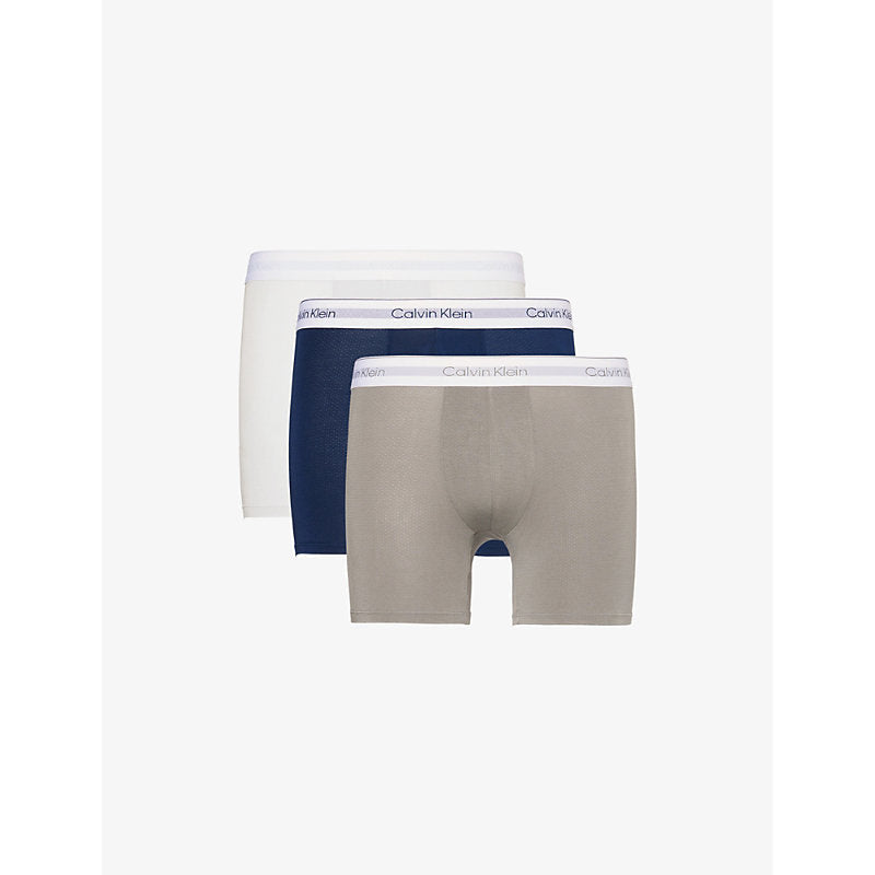  Calvin Klein Modern Air pack of three stretch-jersey boxer briefs