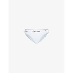 Womens Calvin Klein Modern branded-waistband stretch-cotton blend briefs