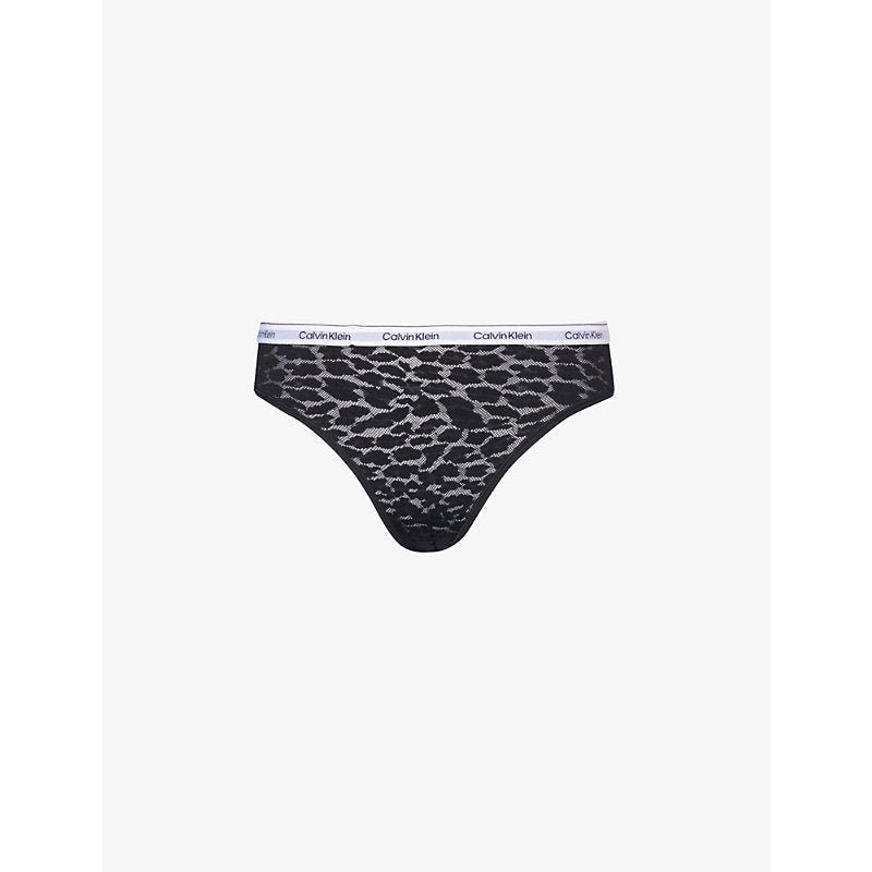 Calvin Klein Modern branded-waistband stretch-lace briefs | LYBSTORE