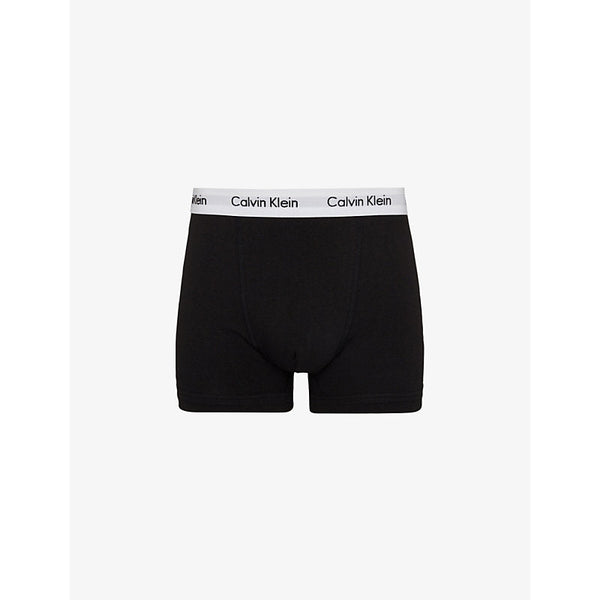 Calvin Klein Pack of three Cotton Stretch classic-fit stretch-cotton trunks