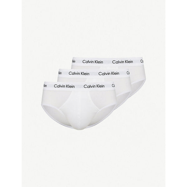 Calvin Klein Pack of three Cotton Stretch regular-fit stretch-cotton briefs