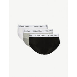 Calvin Klein Pack of three Cotton Stretch regular-fit stretch-cotton briefs | LYBSTORE