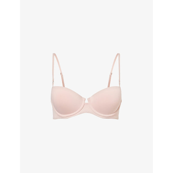 Calvin Klein Sculpt lift stretch-recycled nylon balconette bra | LYBSTORE