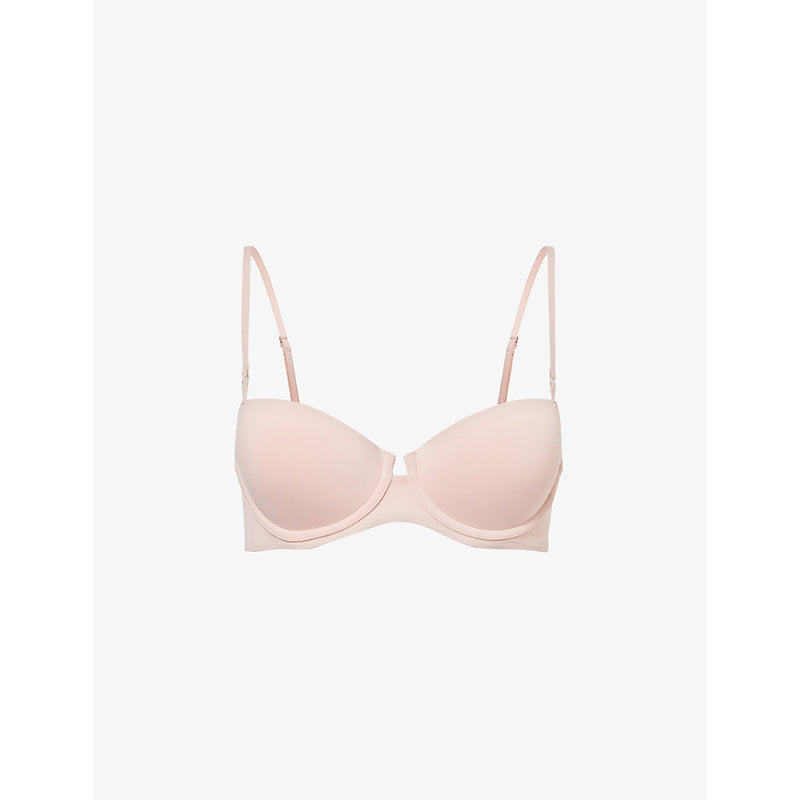 Calvin Klein Sculpt lift stretch-recycled nylon balconette bra | LYBSTORE