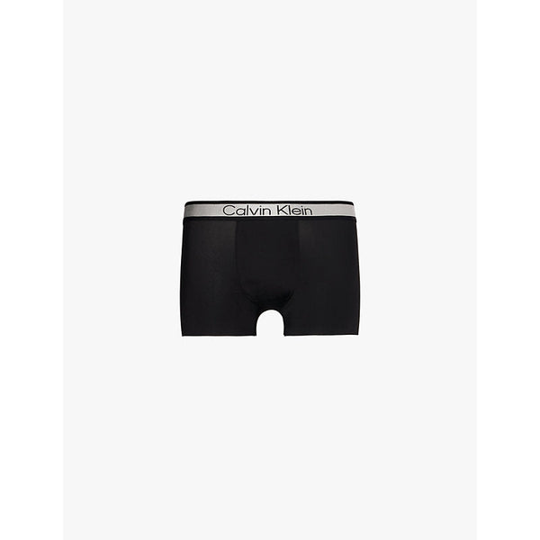 Calvin Klein Tonal-logo low-rise stretch-jersey trunks