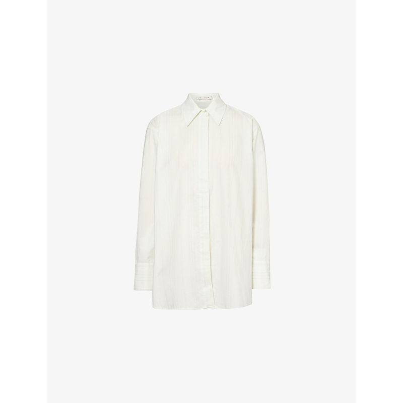 Womens Camilla And Marc Ridley long-sleeved cotton-blend shirt