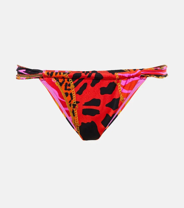 Camilla Giraffe-print bikini bottoms