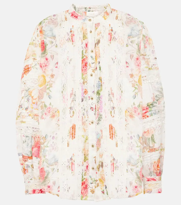 Camilla Sew Yesterday floral cotton blouse