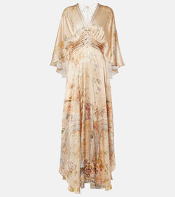 Camilla Silk charmeuse maxi dress | LYBSTORE