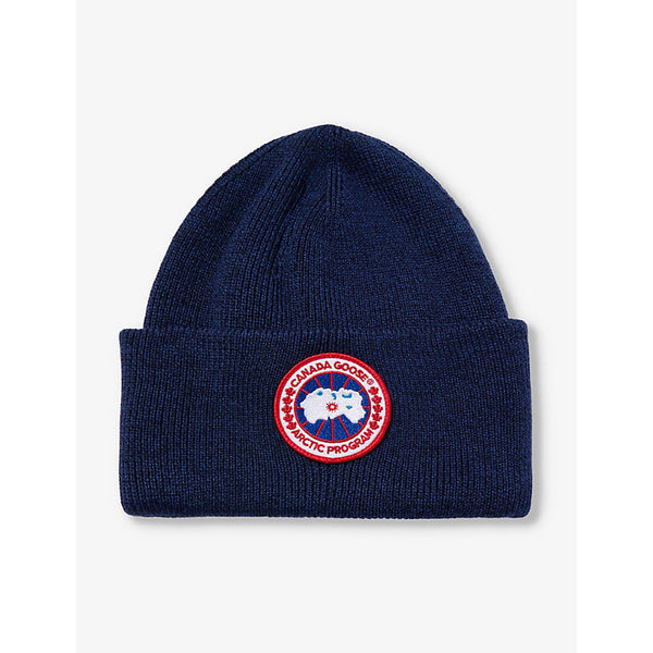 Canada Goose Arctic Disc ribbed wool beanie hat