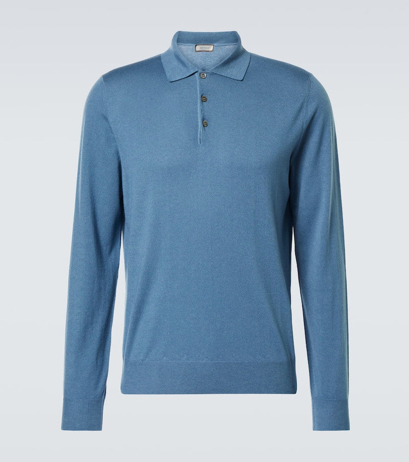 Canali Cashmere polo sweater