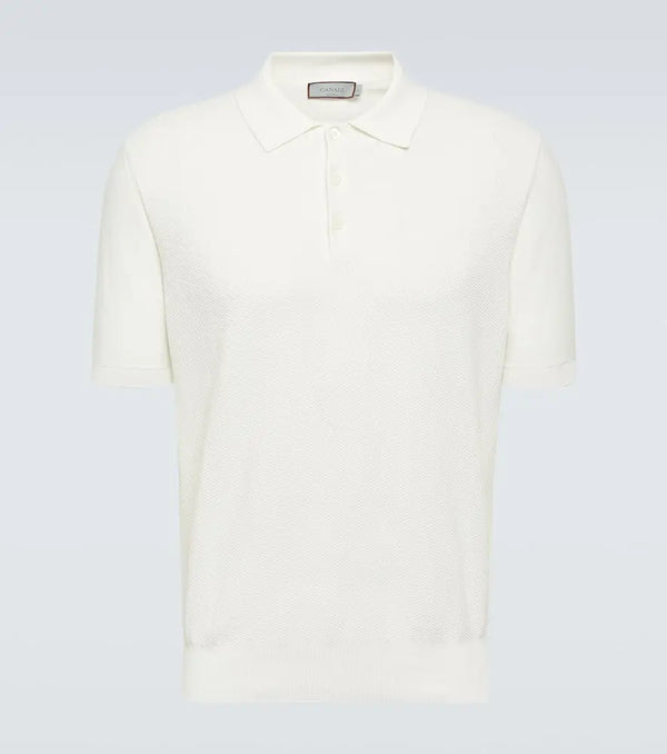 Canali Cotton polo shirt