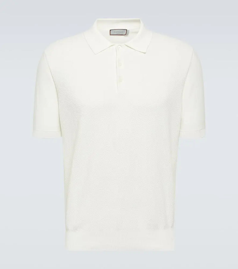 Canali Cotton polo shirt