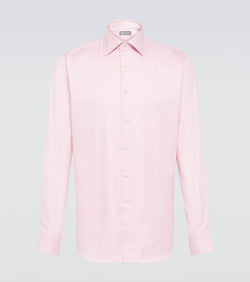 Canali Cotton poplin shirt