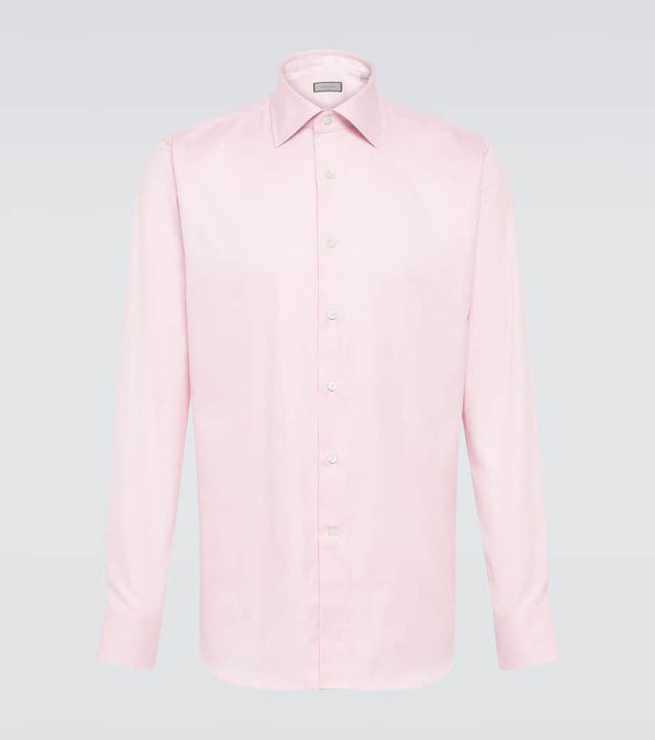 Canali Cotton poplin shirt