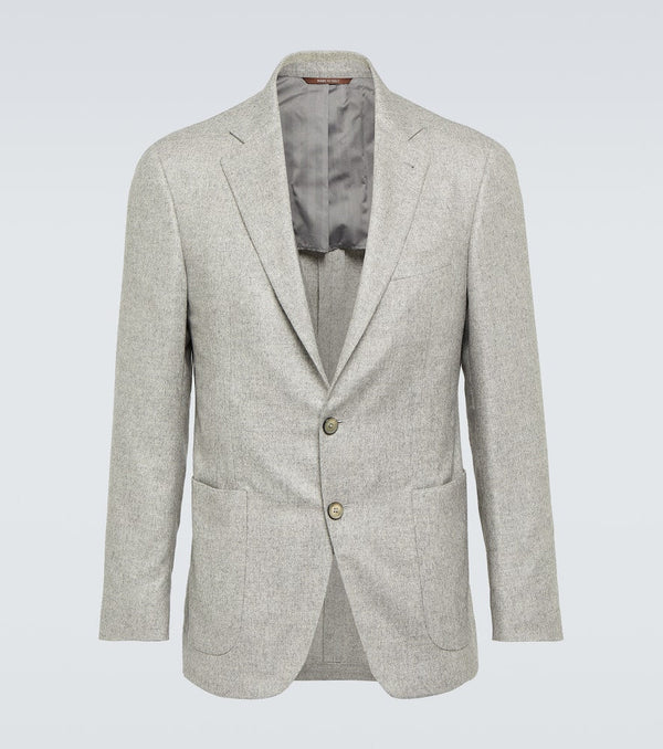 Canali Kei silk and cashmere blazer