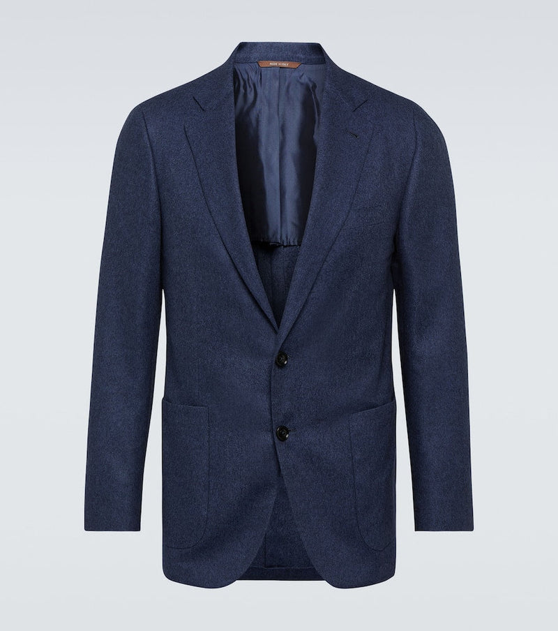 Canali Silk and cashmere blazer