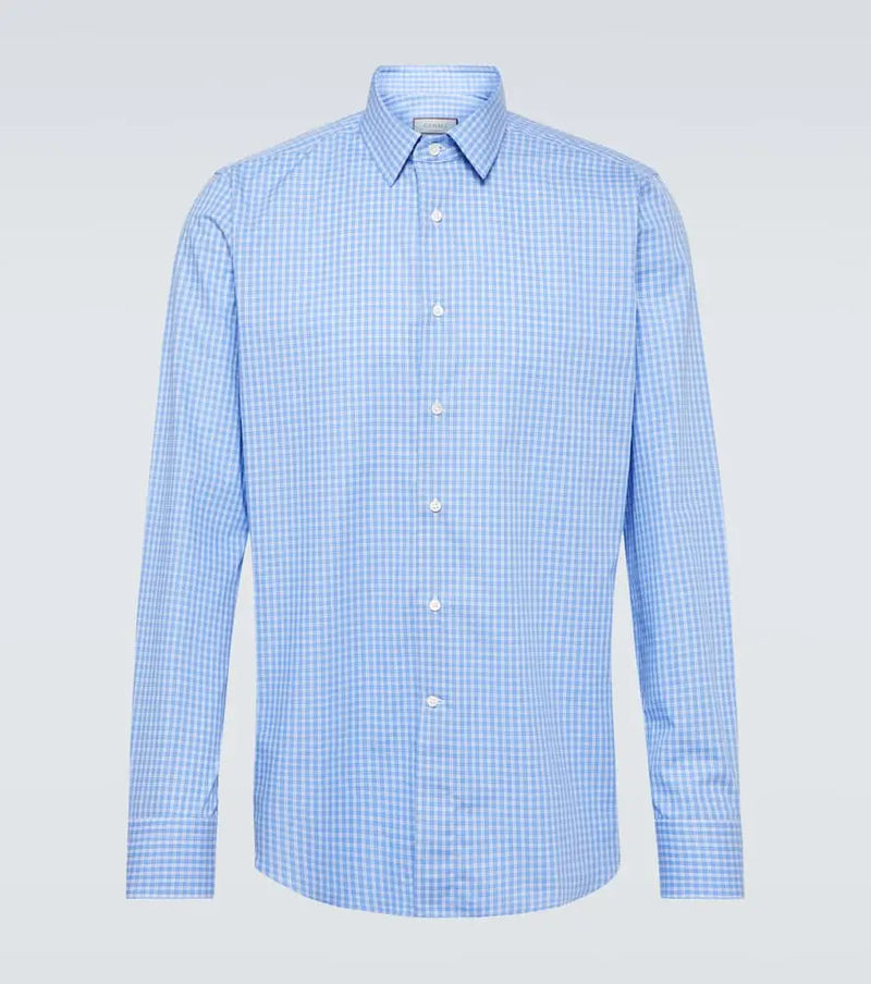 Canali Striped cotton shirt