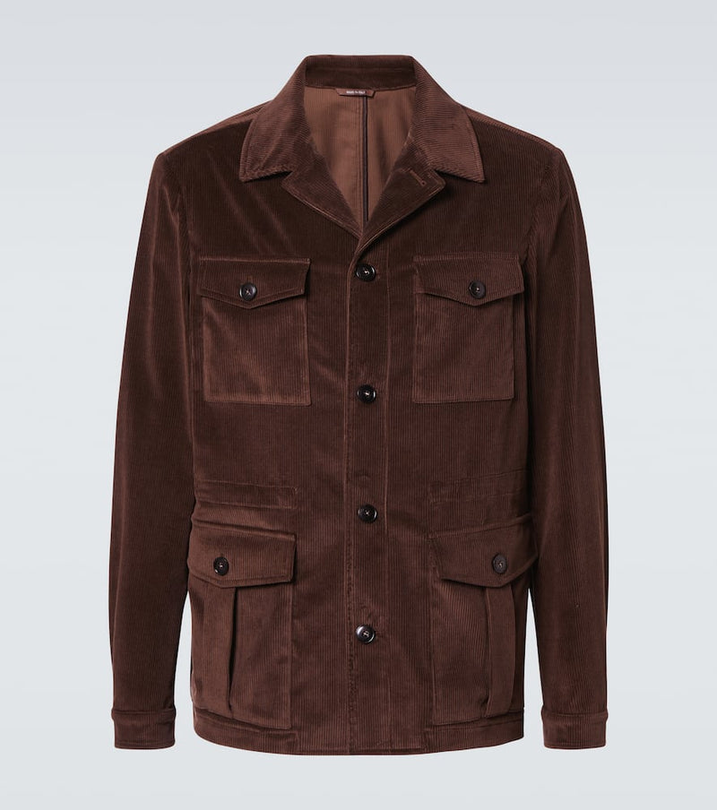 Canali Wool and cashmere-blend jacket