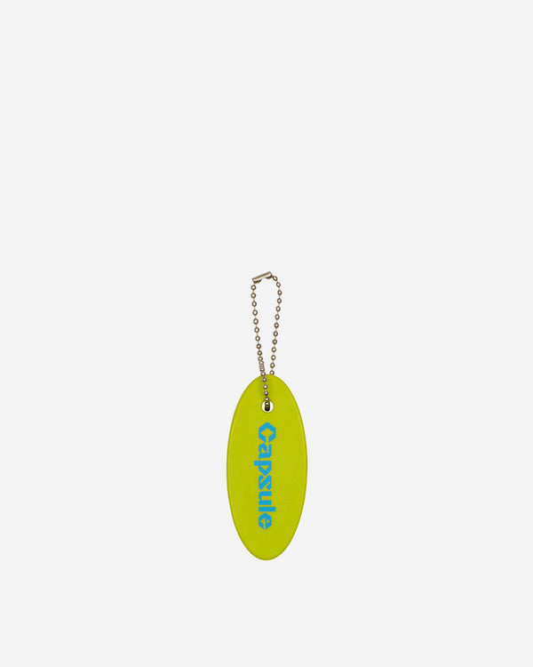 Capsule Classic Logo Floating Keychain Green