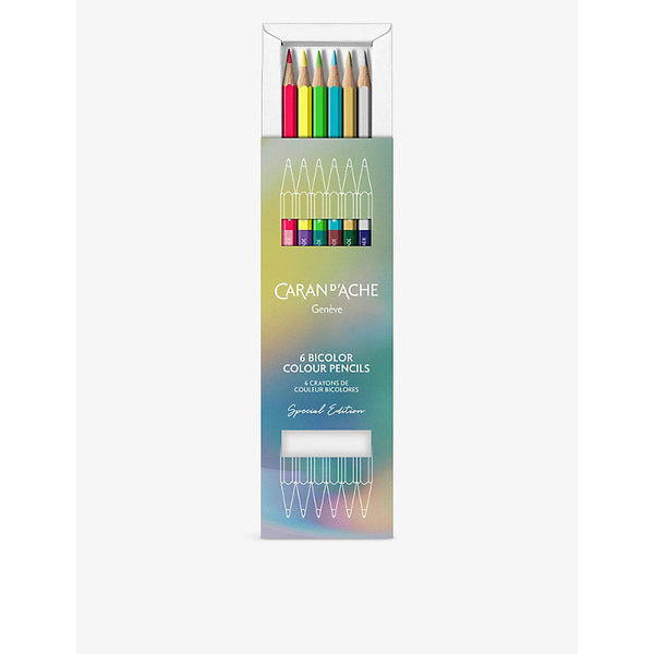 Caran Dache Claim Your Style Edition 5 two-tone colouring pencil set