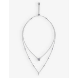 Carat London Cosmo sterling-silver and cubic zirconia necklace