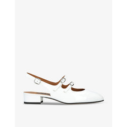 Womens Carel Peche double-strap patent-leather Mary Janes