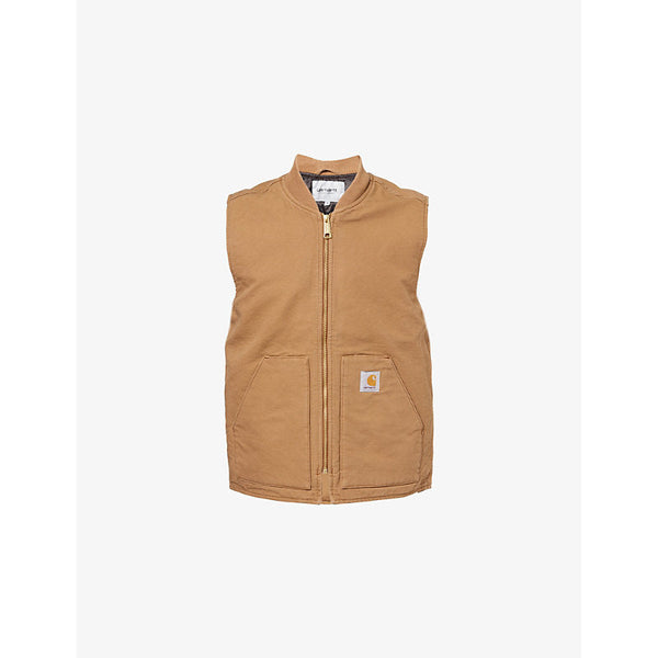 Carhartt WIP Classic brand-logo organic cotton gilet