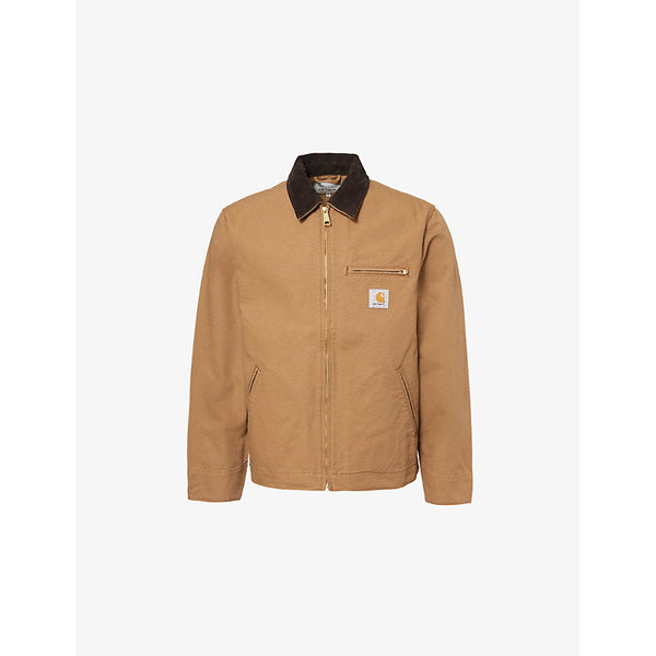 Carhartt WIP Detroit Corduroy-Collar Regular-Fit Cotton Jacket