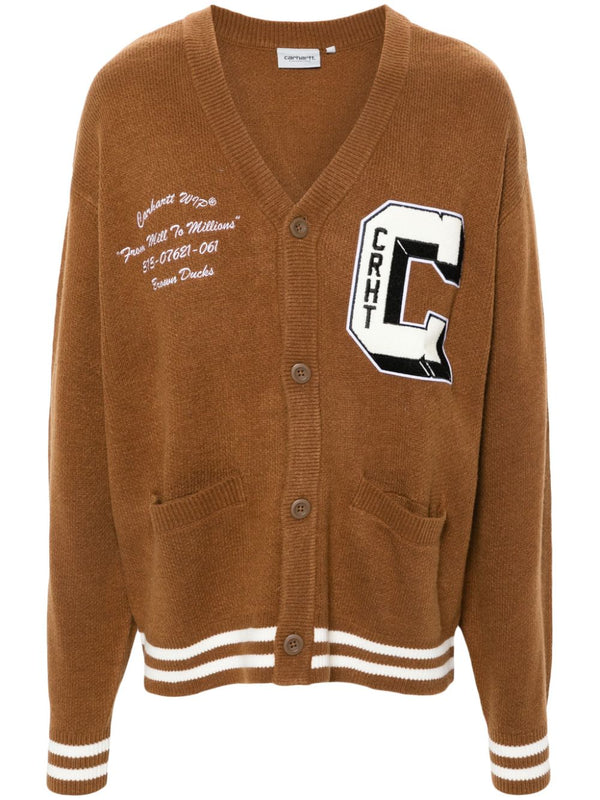 Carhartt Wip Brown Ducks Cardigan