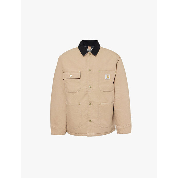  Carhartt Wip Chore padded regular-fit organic-cotton jacket