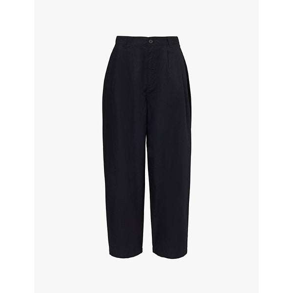 Womens Carhartt Wip Franky straight-leg mid-rise cotton trousers