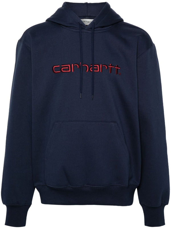 Carhartt Wip Logo Cotton Blend Hoodie