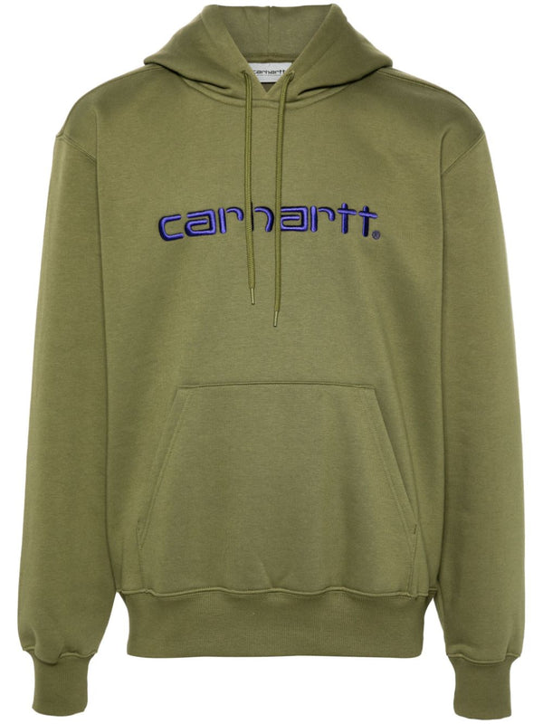 Carhartt Wip Logo Cotton Blend Hoodie