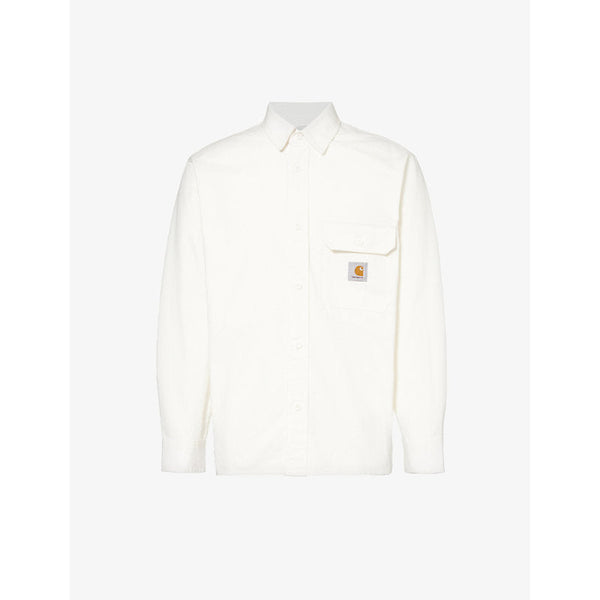 Mens Carhartt Wip Reno branded-patch cotton shirt